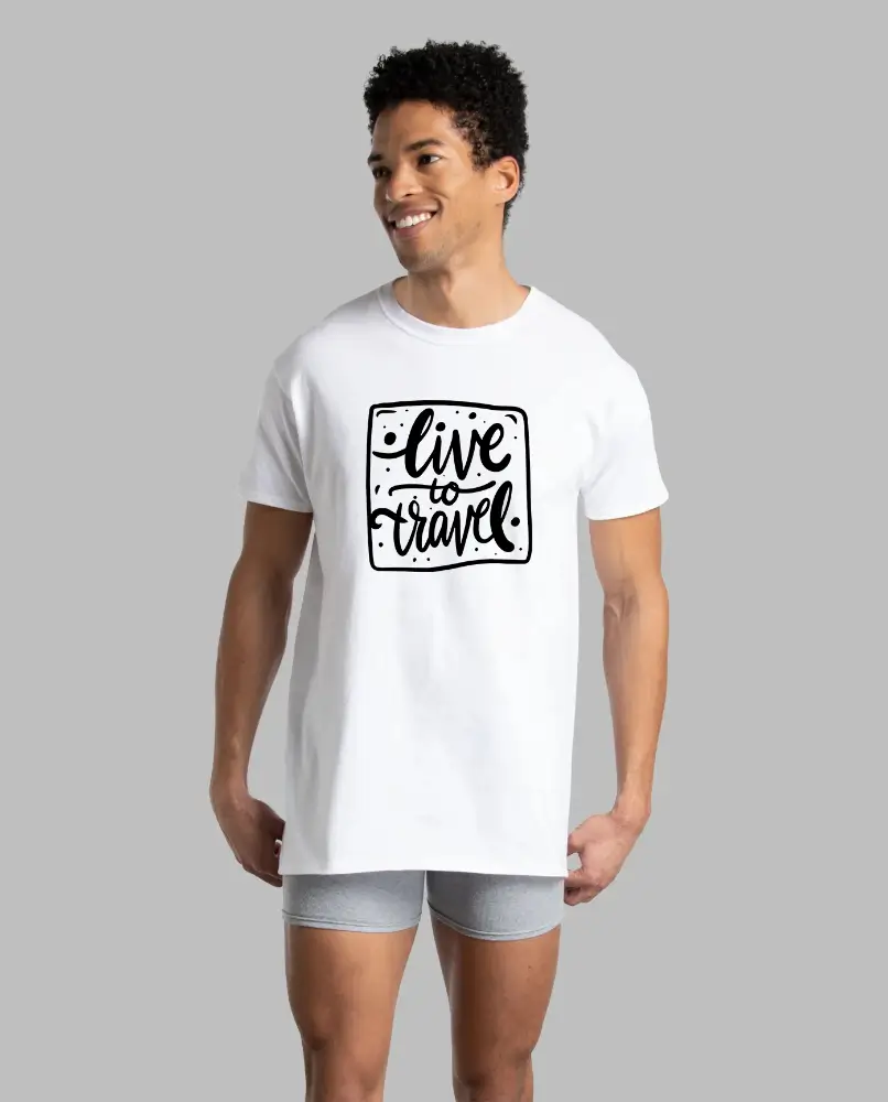 Live to Travel White Live to Travel White